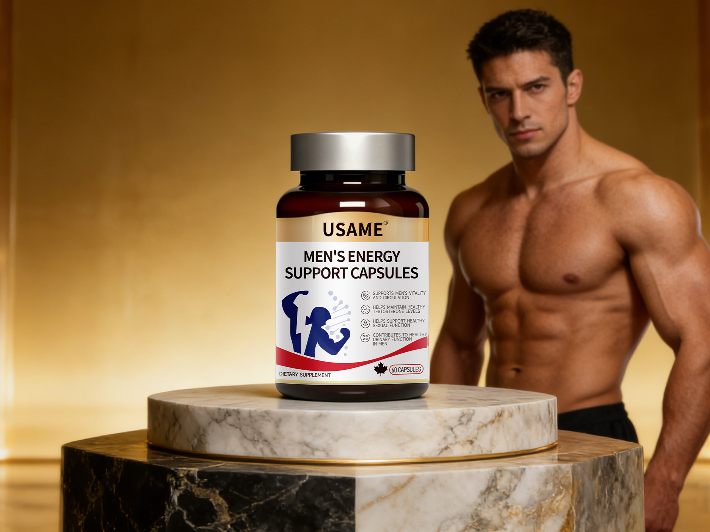 USAME MEN'S ENERGY SUPPORTCAPSULES